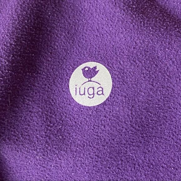 Luga Purple Leggings Size Large - Picture 4 of 8